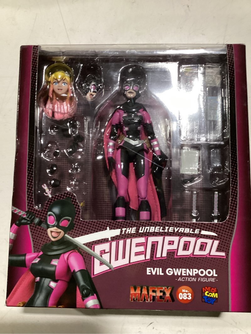 Condition photo showing Good Condition for medicom mafex mafekkusu no.083 evil gwen pool height approx 160mm painted action figure