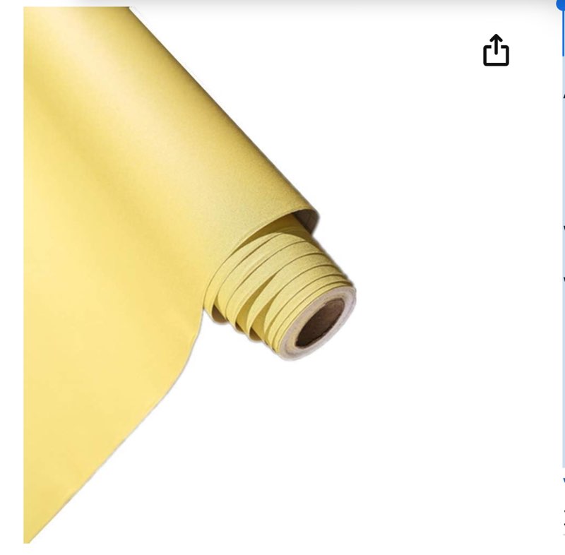 MULLSAN Self-Adhesive Solid Color Matte Textured Vinyl Peel and Stick Wallpaper Paper Wallpaper Shelf Liner Home Decorative Paper,24inch by 118inch (Light Yellow)