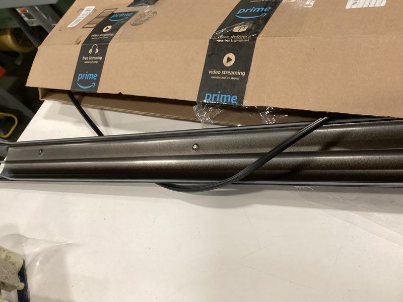 Condition photo showing Good Condition for M-D Building Products 10322 3-3/8 in. x 1 in. x 36 in. Bronze Aluminum and Vinyl High-Profile Outswing Door Threshold