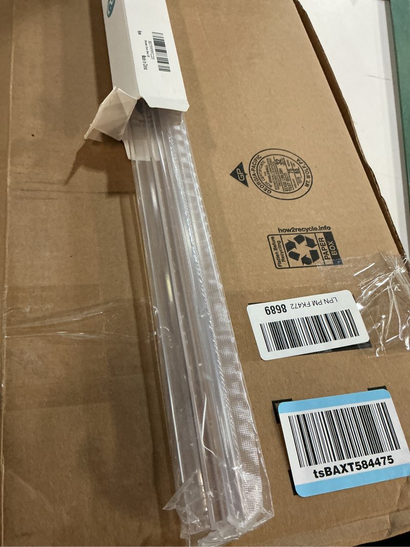 Condition photo showing New/Like New for 2-pack butecare frameless shower door bottom seal for glass doors – stop shower leaks and create a water barrier (3/8” x 39”) bottom sweep -3/8''