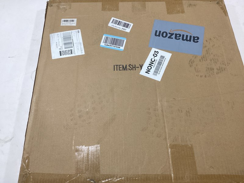 Condition photo showing New/Like New for 24 inch Round Solid Wood Serving Tray Extra Large Tea Coffee Snack Food Meals Serving Plate Non-Slip Kitchen Party Bar Server Ottoman Tray Breakfast Tray with Raised Edges Black Black 24"