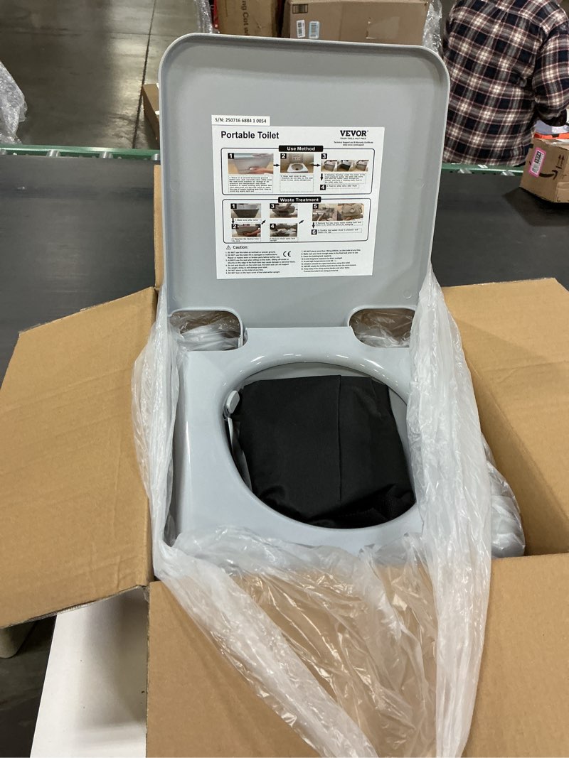 Condition photo showing Good Condition for VEVOR Portable Toilet for Camping & RV Trips, Cassette Toilet with 3.2 Gal, Push-Button Pressurized Flush, Sealed Spill-proof