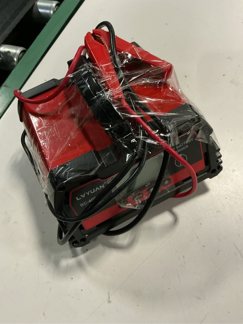 Condition photo showing Good Condition for lvyuan 30amp smart car battery charger, 12v/24v automotive charger, lead-acid battery, lifepo4 battery maintainer with lcd display, trickle charger, for lawn mower, motorcycle, agm, std, gel, efb,etc
