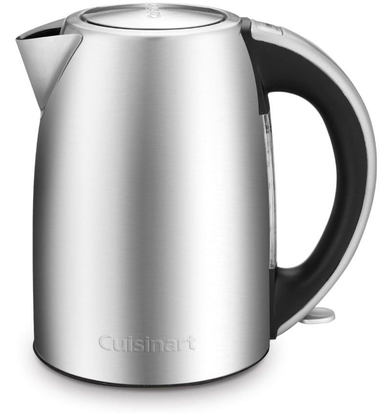 cuisinart 1.7-liter electric kettle, cordless electric tea kettle, 1500-watts for fast heat-up of wa