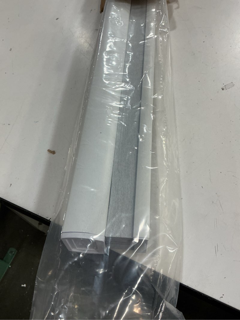 Condition photo showing Good Condition for joydeco no tools no drill window blinds for indoor windows, blackout shades cellular shades cordless, no drill blinds for windows, window shades for home, bedrooms, doors (white, 56" w x 64" h) white - no drill design 56"w x 64"h