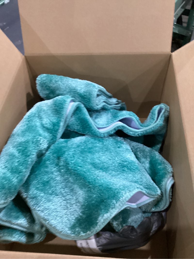 garland rug traditional nylon washable sea foam 5 piece set - lid, contour, 3 bath rugs - soft, abso