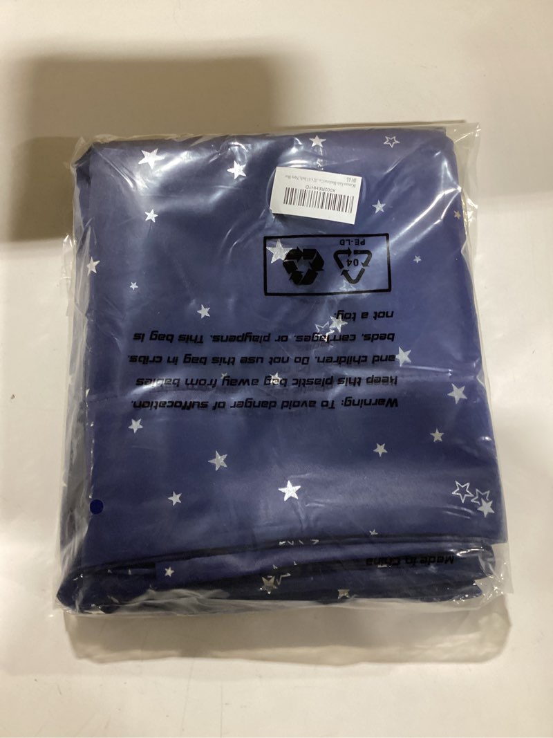 Condition photo showing Good Condition for BGment Kids Blackout Curtains for Bedroom, Rod Pocket Room Darkening Curtains Decoration Thermal Insulation Window Drapes for Nursery, Children Room, 2 Panels, Each 52 x 63 Inch, Navy Blue 52"W x 63"L (Pack of 2) Navy