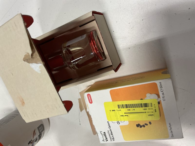 Condition photo showing New/Like New for dossier body perfume - ambery vanilla - 50ml