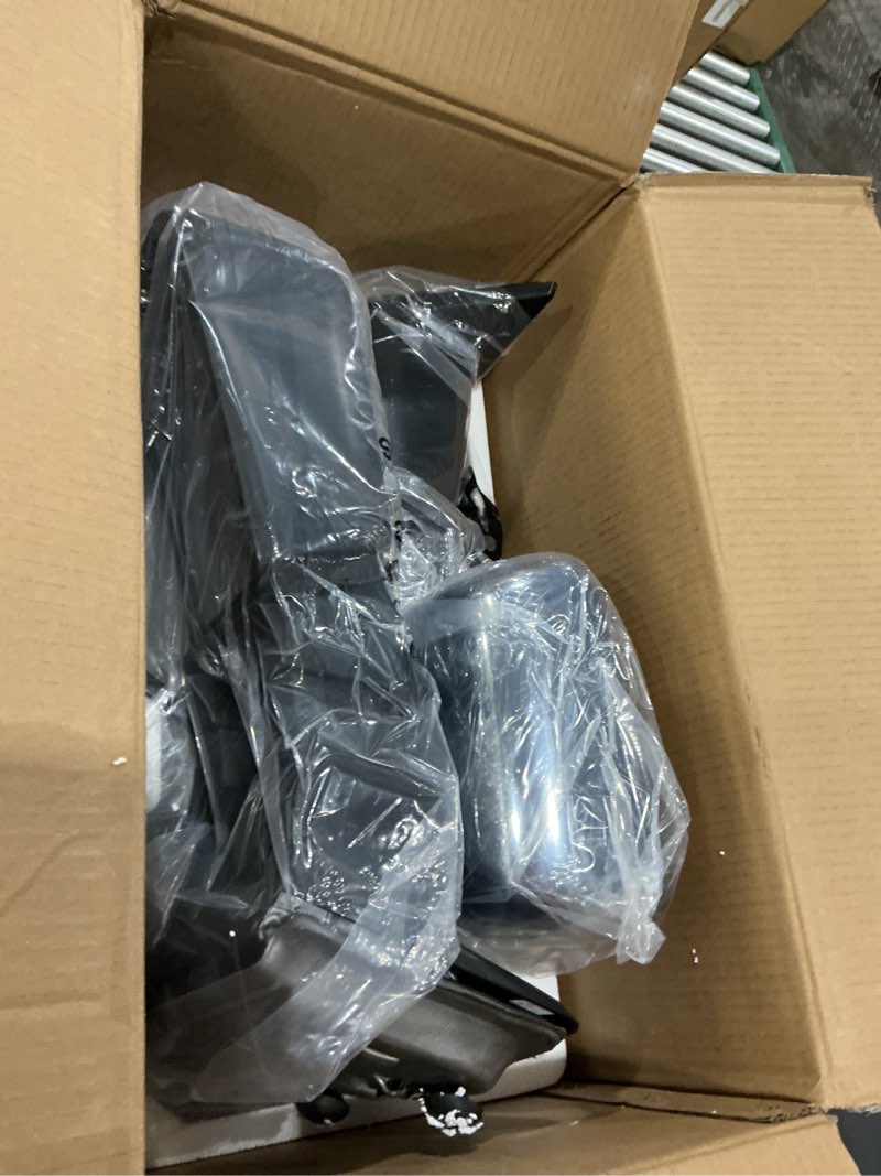 Condition photo showing New/Like New for towing mirrors chrome for ford f-250 f-350 f-450 f-550 super duty 2008-2016 power heated with smoke turn signal manual folding telescoping (1 pair)