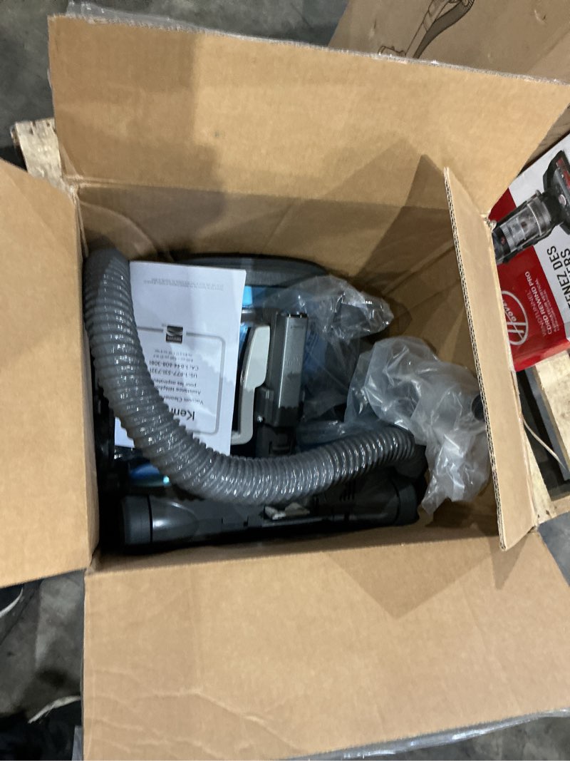 Condition photo showing Good Condition for kenmore bc3005 pet friendly lightweight bagged canister vacuum cleaner with extended telescoping wand, hepa, 2 motors, retractable cord, and 4 cleaning tools, blue