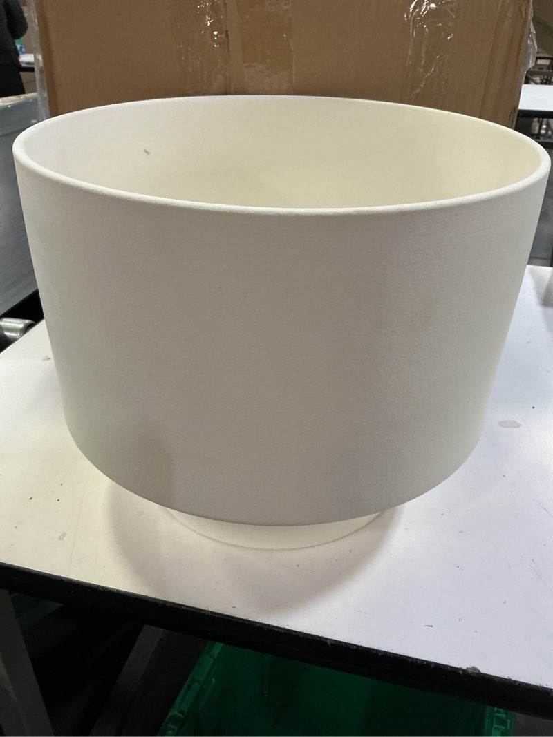 Condition photo showing New/Like New for le tauci 12 inch pots for plants, ceramic plant pots with drainage holes and saucers, elegant and durable large plant pot, perfect for home & office decor, white white 12 inch