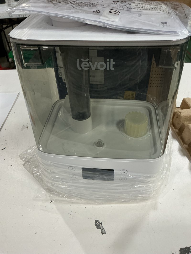 Condition photo showing Good Condition for levoit humidifiers for bedroom large room home, (6l) cool mist top fill essential oil diffuser for baby & plants, smart app & voice control, rapid humidification & auto mode - quiet sleep mode, gray gray 6l smart