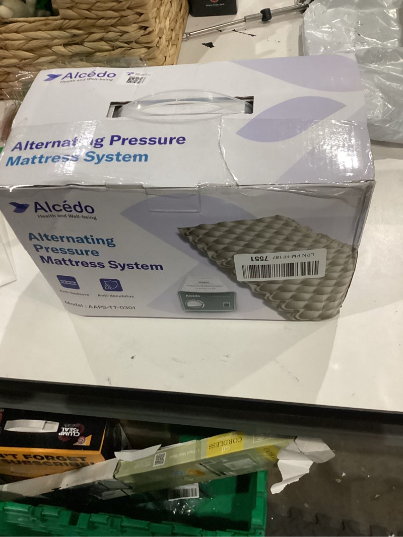 Condition photo showing Good Condition for Alcedo Alternating Air Pressure Mattress Pad for Bed Sore and Ulcer Prevention, Hospital & Home Use Medical Mattress Topper for Bedridden Patient, Adjustable Ultra Quiet Pump and Waterproof Cushion