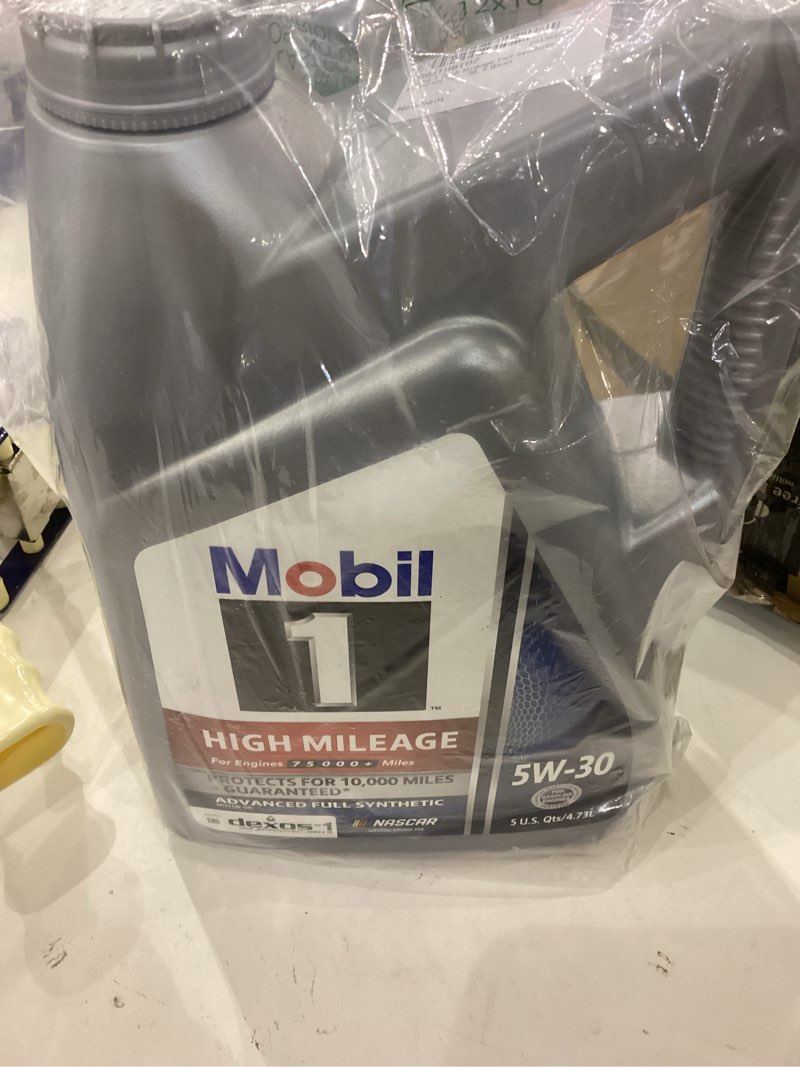 Condition photo showing Good Condition for Mobil 1 (120847) High Mileage 5W-30 Motor Oil - 5 Quart