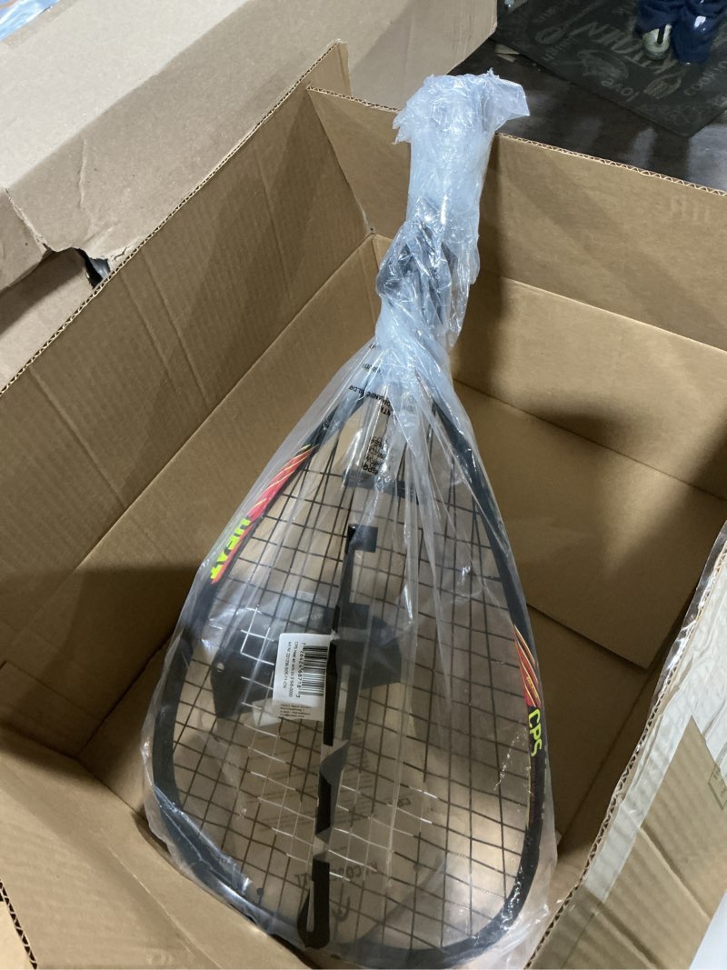 head cps heat racquetball racquet – pre-strung beginner racquet with cps power technology, lightweight frame, damp plus vibration control