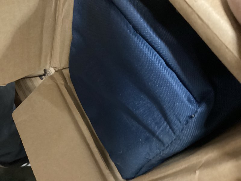 Condition photo showing Good Condition for let's camp folding camping chair oversized heavy duty padded outdoor chair with cup holder storage and cooler bag, 450 lbs weight capacity, thicken 600d oxford single pack navy blue
