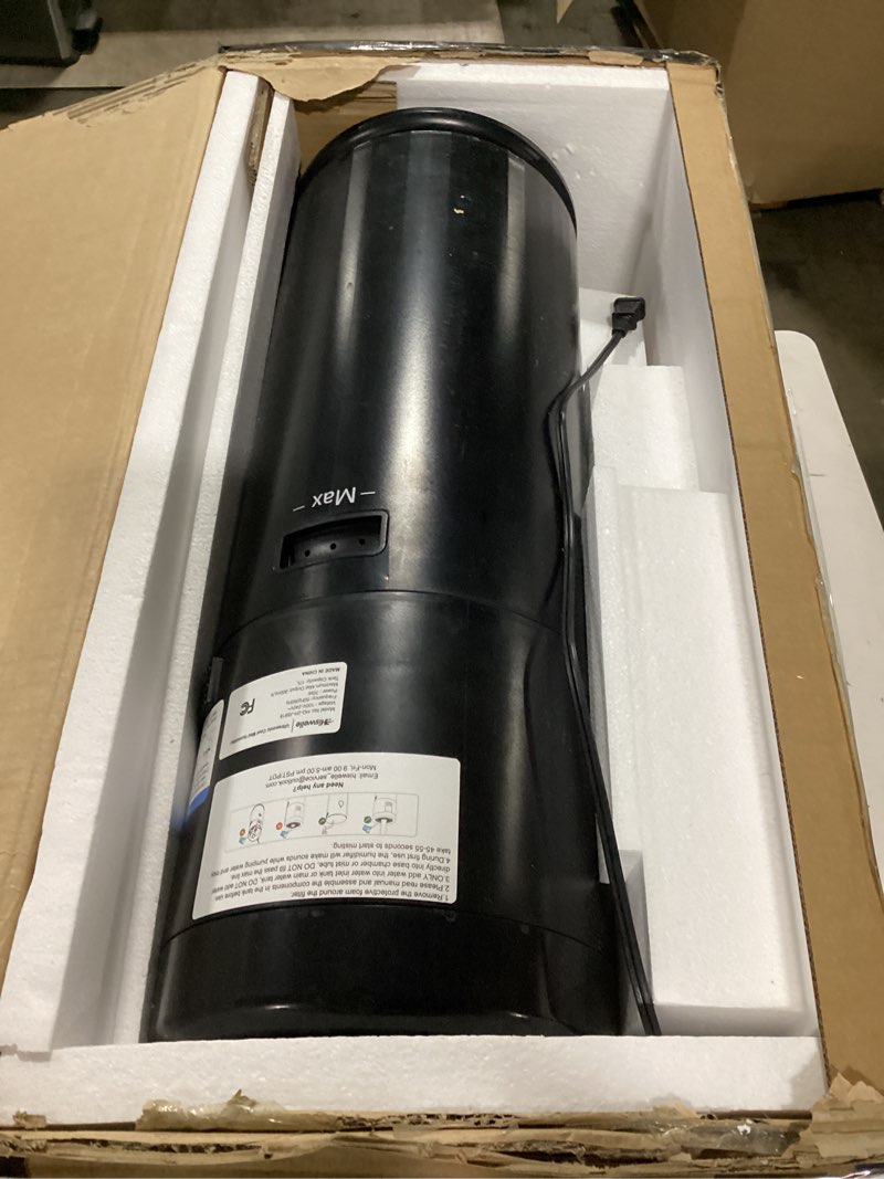 Condition photo showing As Is for Large Humidifiers for Bedroom, 4.5 Gal Cool Mist Humidifier for Large Room Whole House with Remote Control, 800mL/h Output, 48H Runtime, Auto Humidistat, Wheels, Timer, Essential Oil Tray