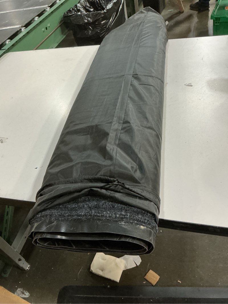 Condition photo showing Good Condition for tolanbbt commercial floor mat 4' x 6' front door mat extra large, industrial hallway runner rug heavy duty outdoor indoor utility mat low profile entryway carpet non slip backing for home office 4' x 6' (rectangular)