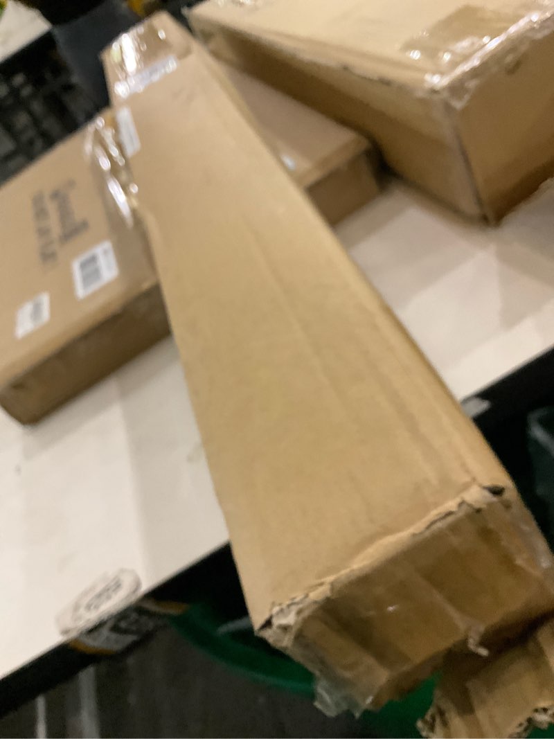 Condition photo showing As Is for LazBlinds No Tools No Drill Cordless Roman Shades for Windows, Blackout Thermal Insulated UV Blocking Window Blinds, Room Darkening Fabric Blinds for Indoor Windows, 25'' W x 48'' H, Grey Blackout - Grey 25" W x 48" H