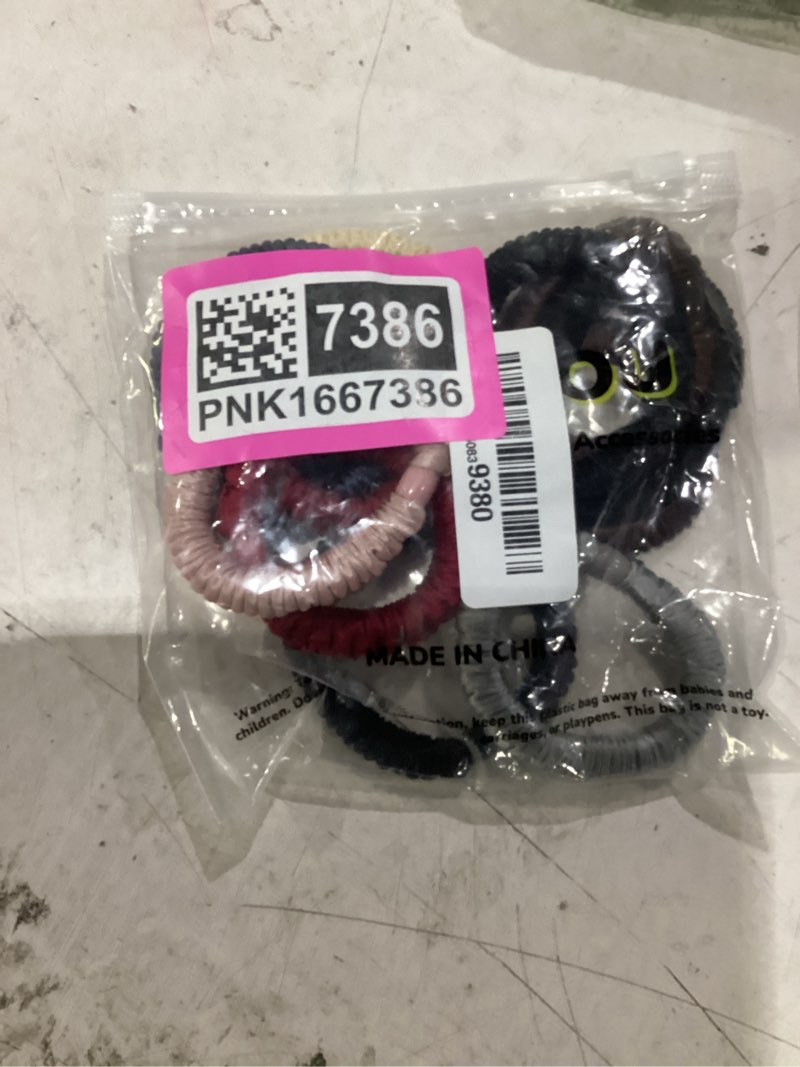 Condition photo showing New/Like New for 20 pieces small silk hair ties, soft satin hair ties for fine hair, small silk scrunchies hair bands for women and girls