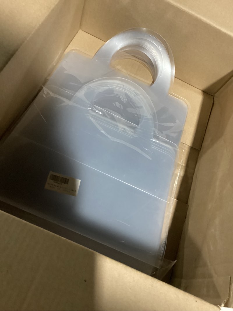 Condition photo showing Good Condition for clear flower bags with handles for bouquets florist shop packaging supplies 10 pcs valentine's day 13.7 * 9.8 * 4.7 inches (b)