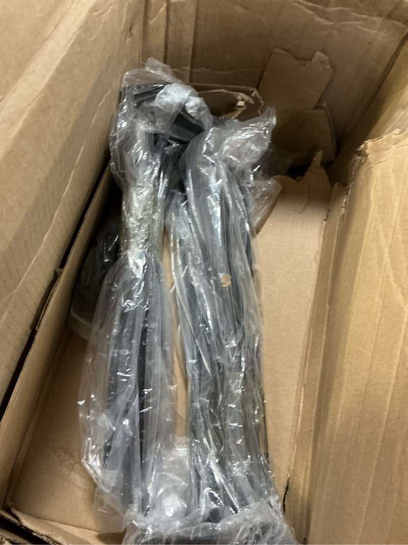 Condition photo showing Good Condition for 16 pack - 6 inch black hidden l shelf bracket (1/5 inch thicked) iron floating shelf brackets rustic industrial metal brackets for shelf support black 16 pack 6 inch