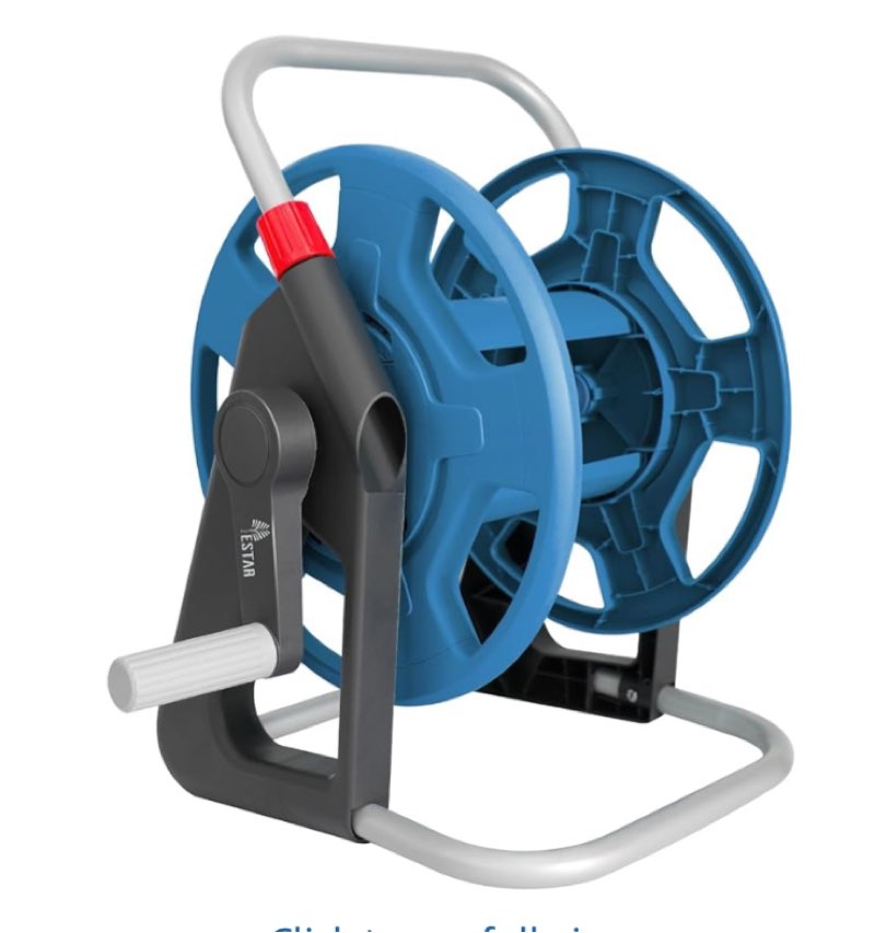 Garden Water Hose Reel Cart,Holds 50-80 Ft of 5/8 Inch Hose, Portable Hose Pipe Holder for Outside