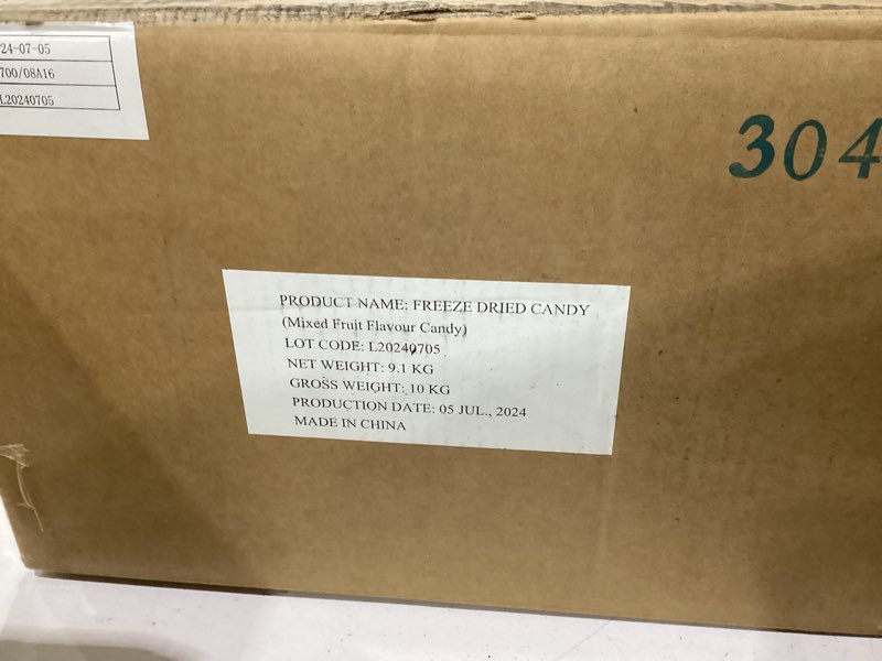Condition photo showing Good Condition for freeze dried candy
