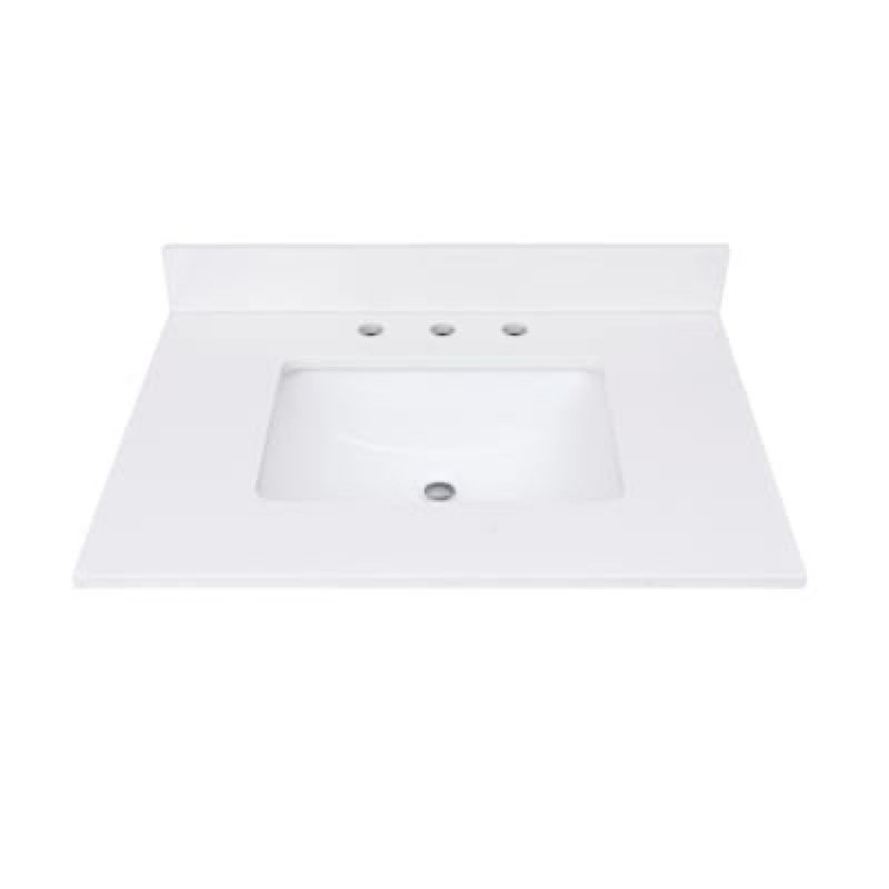 Avanity-in Everest White Quartz Undermount Single Sink