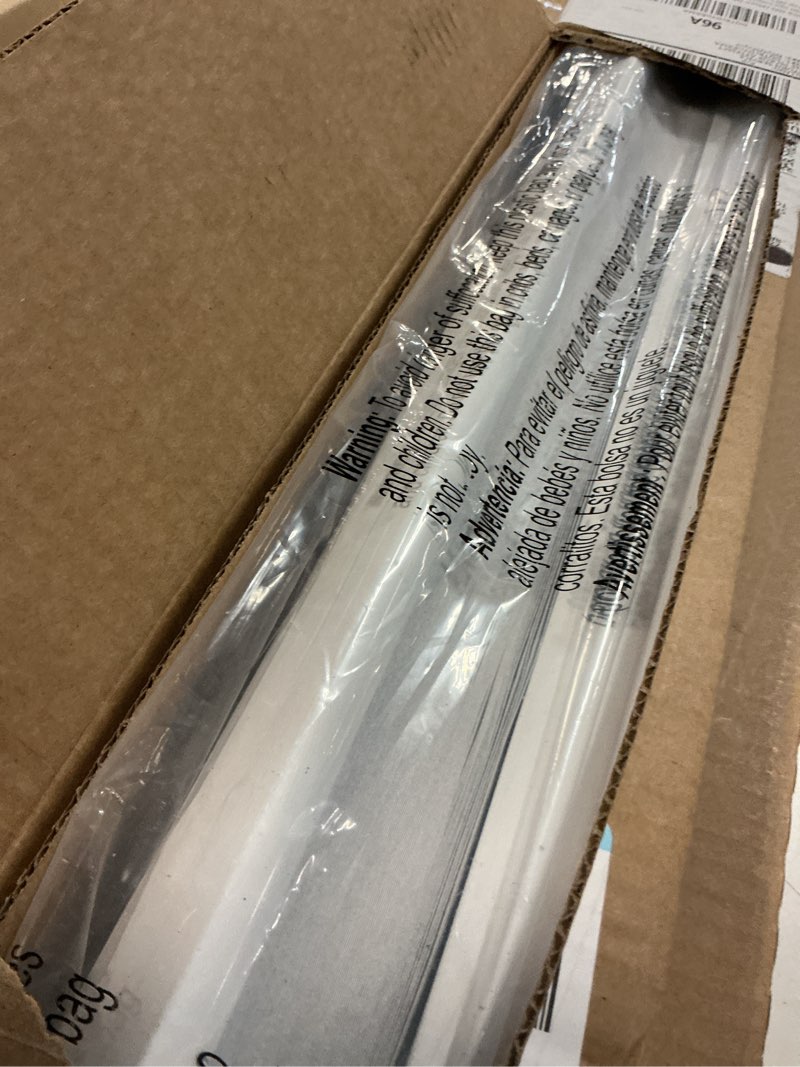 Condition photo showing Good Condition for lazblinds cordless cellular shades, no tools no drill blackout honeycomb shades pleated blinds for windows, 30'' w x 48'' h, silver white blackout-silver white 30'' w x 48'' h