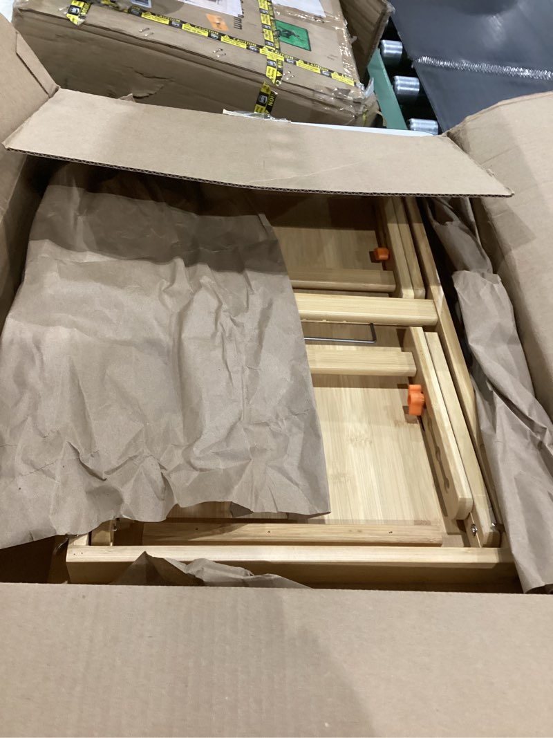 Condition photo showing Good Condition for Drawing Table Nnewvante Laptop Desk Adjustable Drafting Desk Foldable Bamboo Bed Tray with Tablet Slot for Adult Kids, Large Bamboo 23.6inch