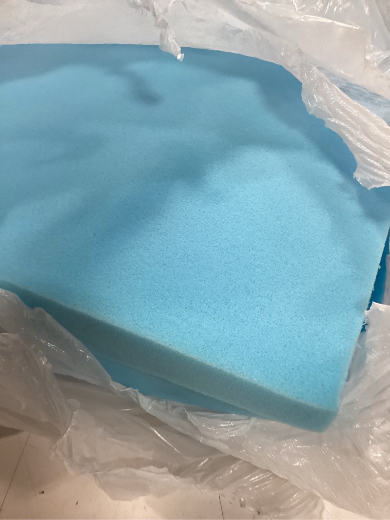 Condition photo showing Good Condition for couch cushions support for sagging seat 20"x 20"insert pads supports board sofa furniture seat cushion under sag repair, curved high density foam replacement for sectional loveseat chair blue set of 3 20×20 blue-3p