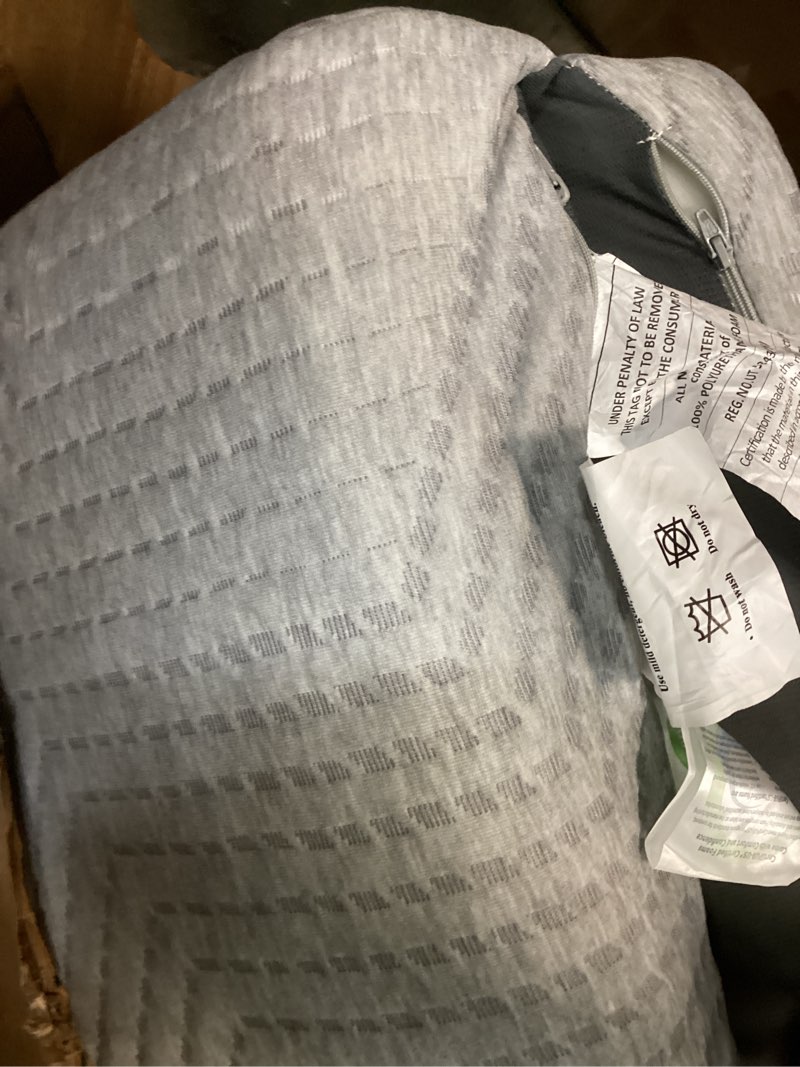 Gray mattess topper