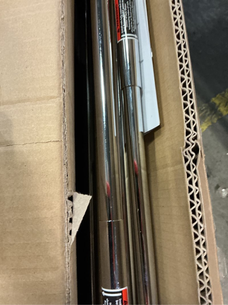 Condition photo showing As Is for Invacare Chrome Plated Full Length Bed Rail for Invacare Homecare Beds, Sold as Pair, 6629 Rail Full Length Rail