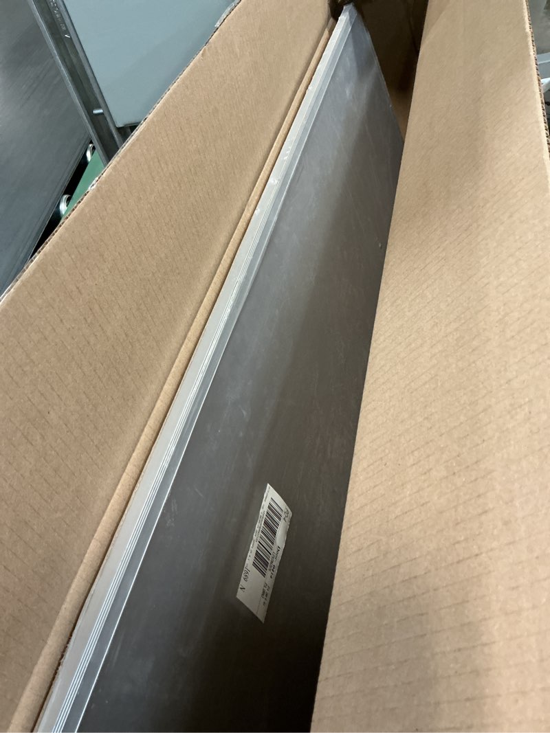 Condition photo showing As Is for VIZ-PRO Magnetic Whiteboard/Dry Erase Board, 48 X 36 Inches, Silver Aluminium Frame