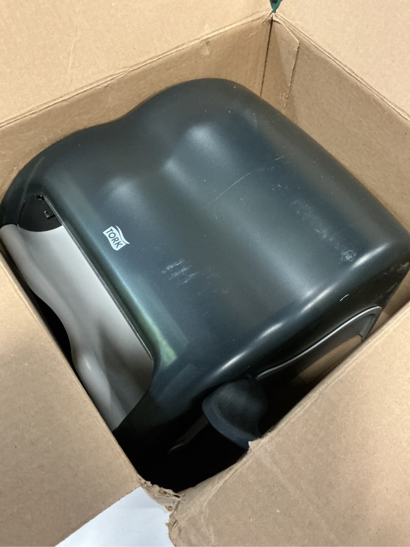 Condition photo showing Good Condition for tork paper hand towel roll lever dispenser smoke h21, high-capacity, 83tr