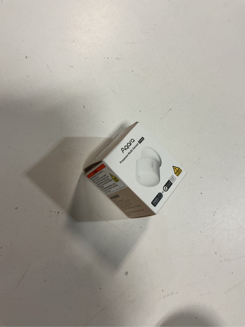 Condition photo showing New/Like New for aqara presence sensor fp300 wireless 5-in-1 motion sensor with mmwave, pir, light, temperature & humidity detection, thread & zigbee, supports homekit, home assistant, alexa, google home