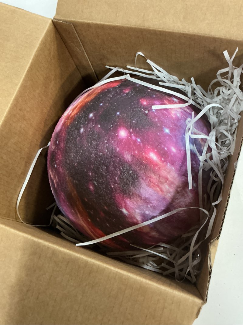 Condition photo showing Good Condition for 7.9 inch Large Moon Lamp Galaxy Starry Moon Night Light with Touch and Remote Control 16 Colors as Cool Lamp Gift for Boys or Girls 7.9IN