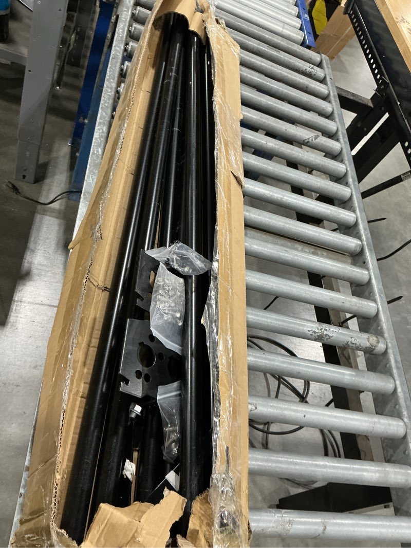 Condition photo showing As Is for snow guard railing 8ft - metal roof ice guards for stopping ice slide, extendable heavy duty anti avalanche,easy install snow retention system for metal roofs, wood roofs, tile roofs?black?