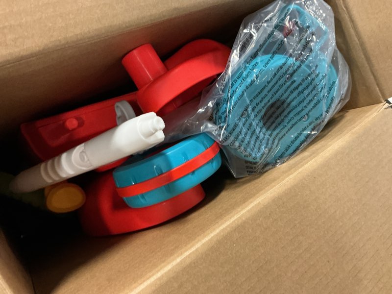 Condition photo showing Good Condition for Fisher-Price Baby Push Toy 2-Sided Steady Speed Panda Walker Musical Learning Activity with 3 Blocks for Infants Ages 6+ Months (Amazon Exclusive)