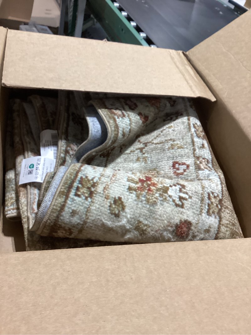 Condition photo showing Good Condition for dash & albert ilona rustic washable rug 5' x 8' (rectangular) brown