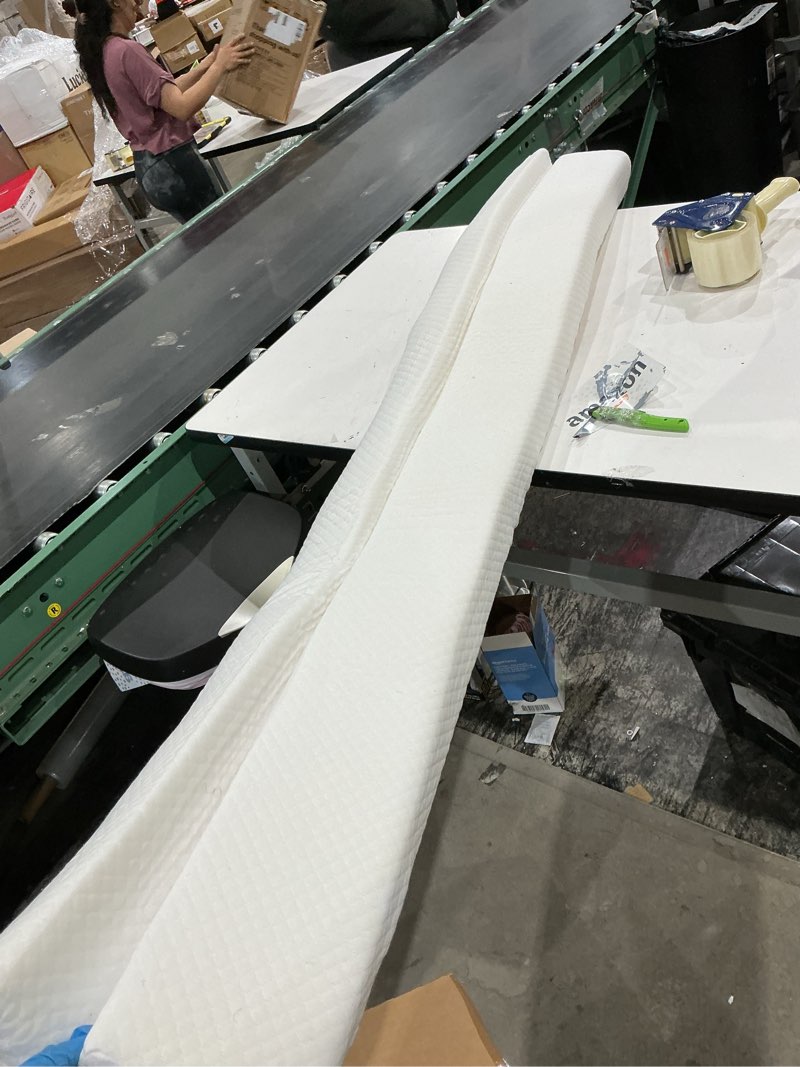 Condition photo showing As Is for wedge pillow headboard for bed gap,foldable bed wedge gap filler ,matterss gap filler,multi functional bed crack pillow, fill the gap between your headboard and mattress,white