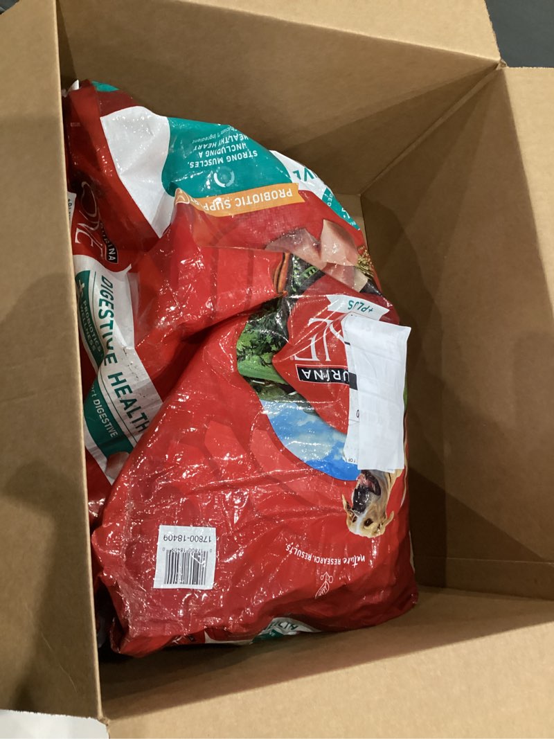 Condition photo showing New/Like New for purina one plus digestive health formula dry dog food natural with added vitamins, minerals and nutrients - 31.1 lb. bag