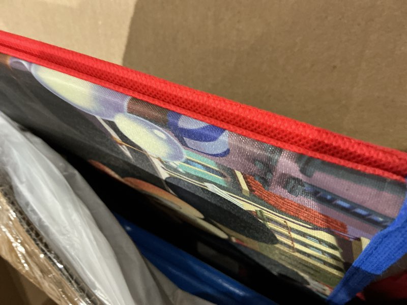 Condition photo showing As Is for delta children disney mickey mouse 6 bin design and store toy organizer mickey mouse hot dog hill