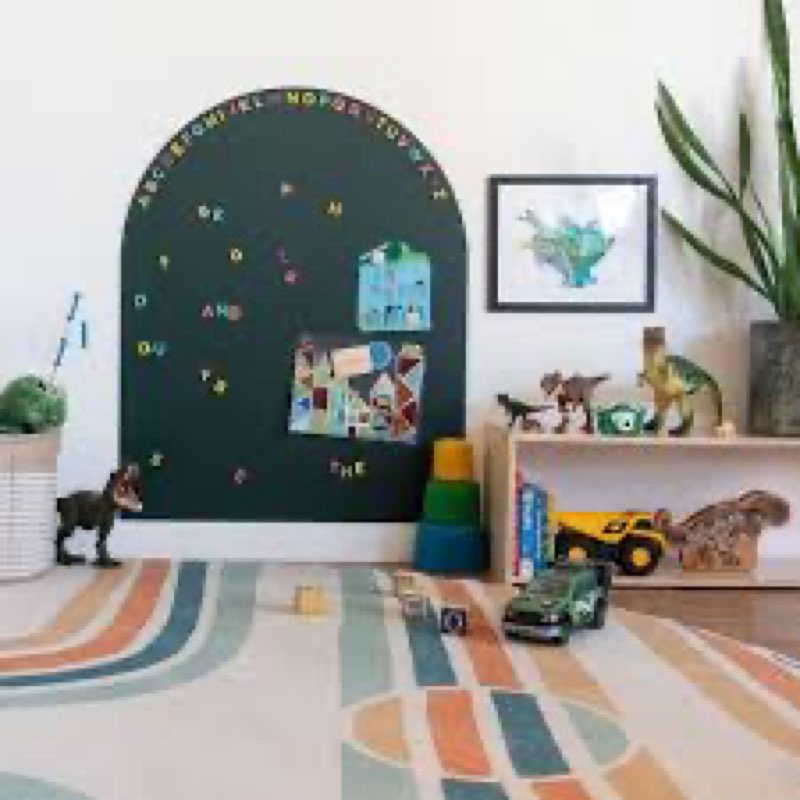Magnetic wall Decal for aper for playroom home