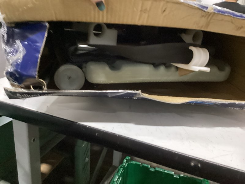 Condition photo showing Good Condition for project source white plastic freestanding transfer bench