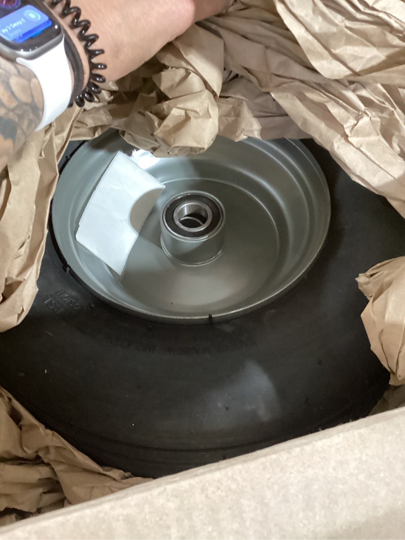 Condition photo showing As Is for complete tractor tedder tire 3008-2011 compatible with/replacement for universal products gts16x8