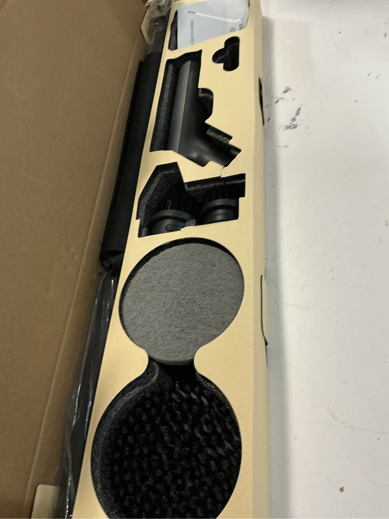 Condition photo showing Good Condition for hoto cordless electric spin scrubber, ipx7 full body waterproof bathroom cleaning brush, max 22 in-lb, shower scrubber brush with long handle, 6 brush heads, power scrubber for bathroom, floor, tile