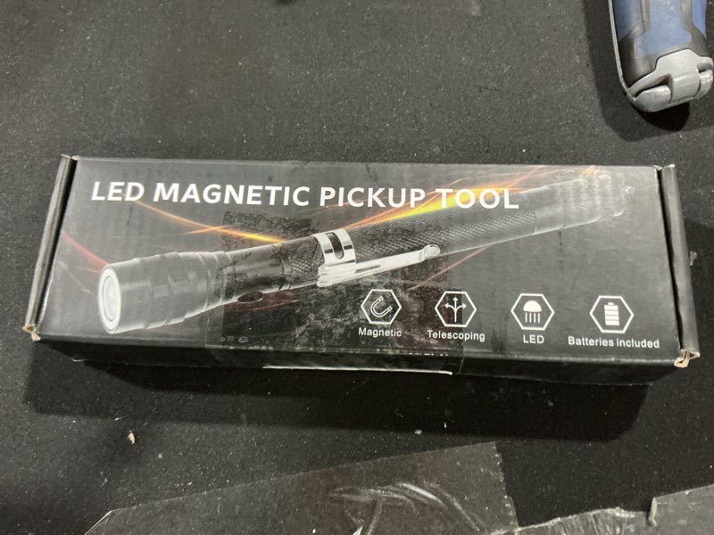 Condition photo showing New/Like New for Magnetic Flashlight Pickup Tool Dad Gifts Cool Magnet Telescoping Gadgets with LED Gifts for Mens Hu