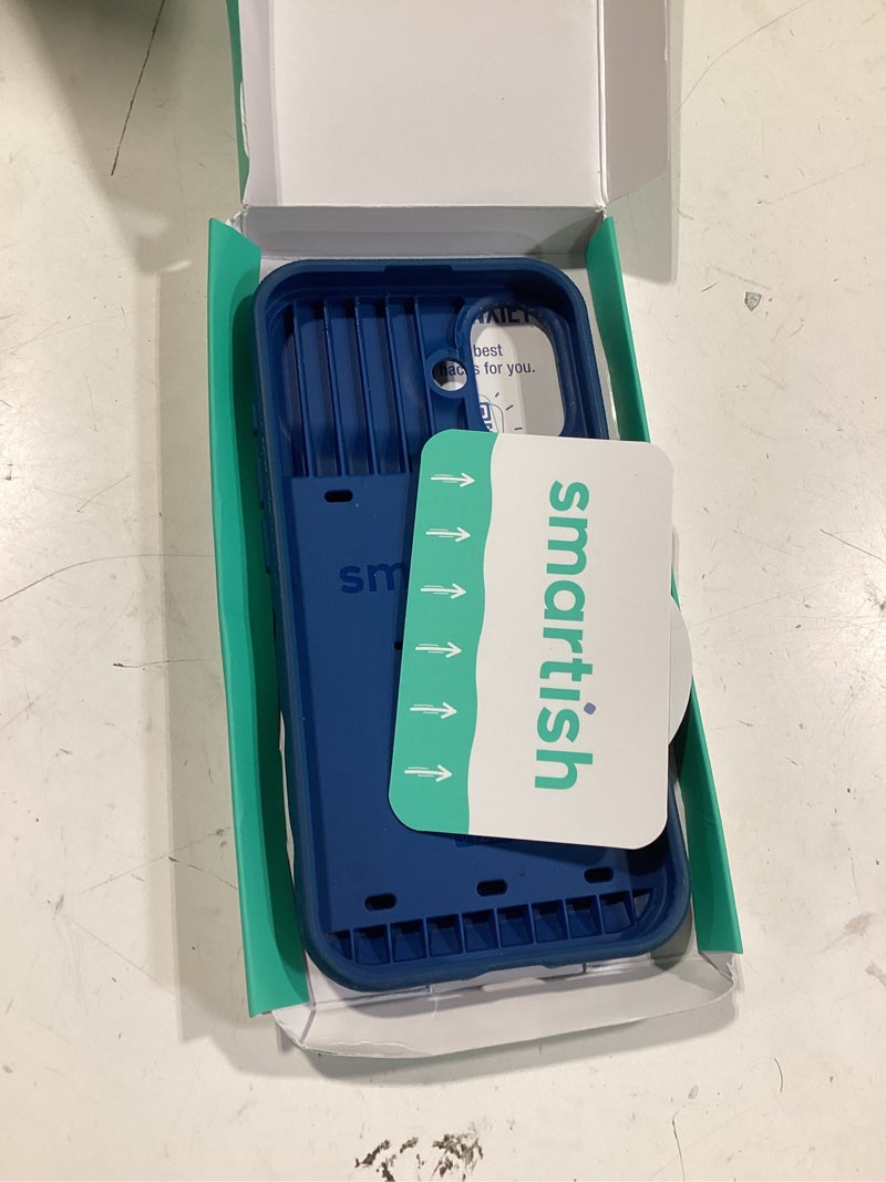 Condition photo showing Good Condition for smartish® iphone 16 wallet case - wallet slayer vol. 1 [slim + protective] credit card holder - drop tested hidden credit card slot cover for apple iphone 16 - blues on the green iphone 16 blues on the green